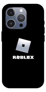 Чехол на Apple iPhone 16 Pro Max Roblox logo black фото 1 из 1