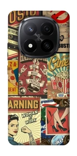 Чохол на Xiaomi Redmi Note 14 Pro+ 5G Retro collage ver.2 фото 1 з 1