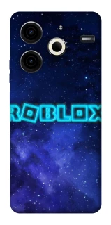 Чохол на TECNO Pova 6 Neo (LI6) Roblox Space Logo Blue фото 1 з 1