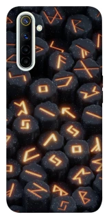 Чехол на Realme 6 Огненые руны фото 1 из 1