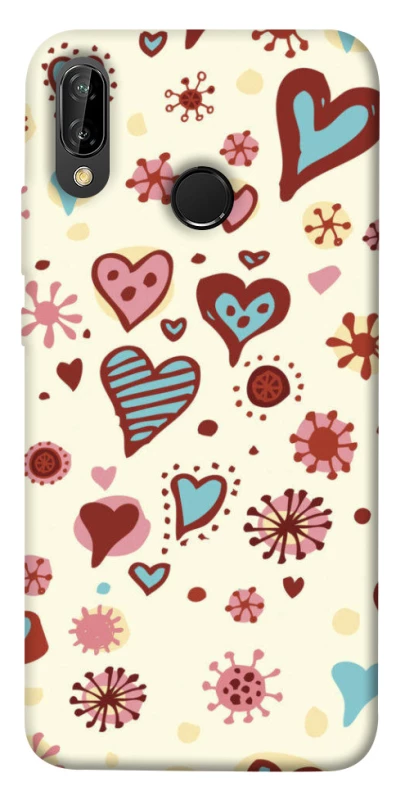 Чехол на Huawei P20 Lite Pretty hearts фото 1 из 1
