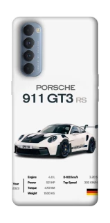 Чохол на Oppo Reno 4 Pro Porsche 911 GT3 фото 1 з 1
