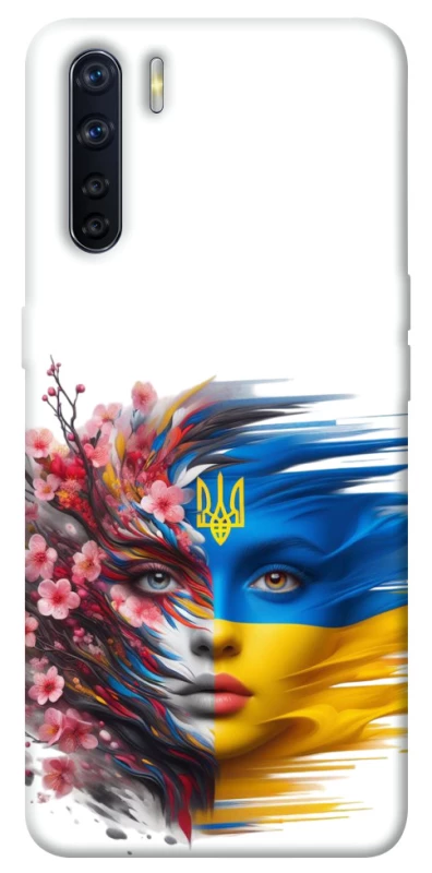 Чохол на Oppo A91 Flowering Ukraine фото 1 з 1