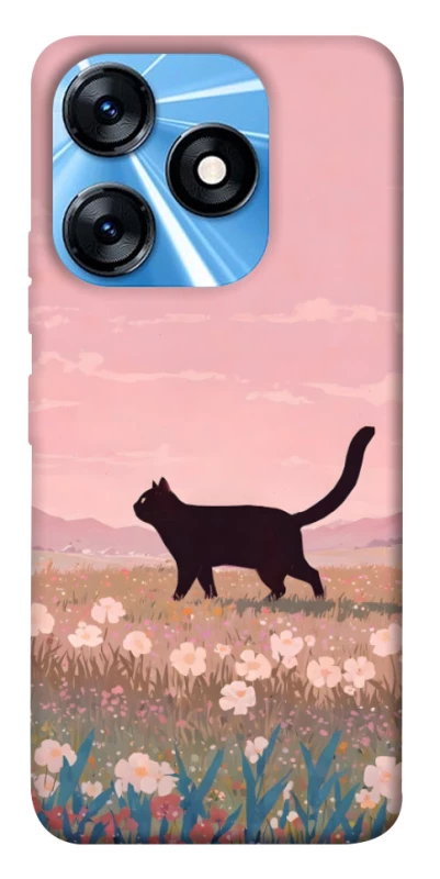 Чохол на TECNO Spark 10 cat on a field фото 1 з 1