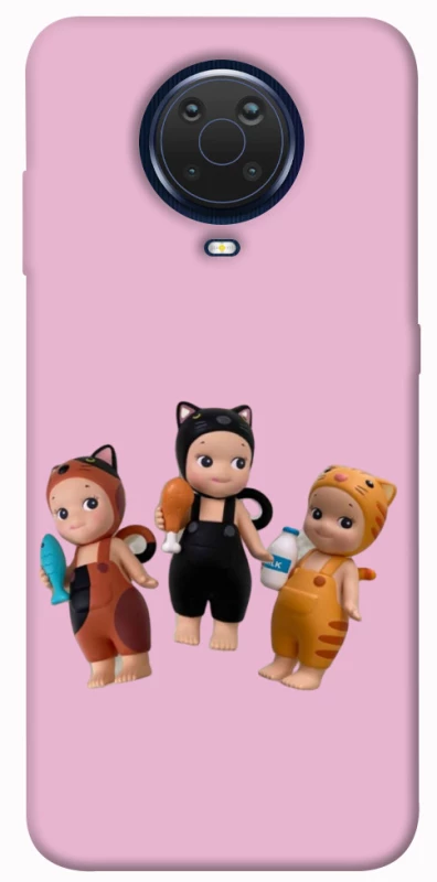 Чехол на Nokia G20 / G10 / 6.3 Cat Cafe Trio фото 1 из 1