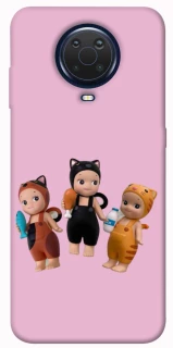 Чохол на Nokia G20 / G10 / 6.3 Cat Cafe Trio фото 1 з 1