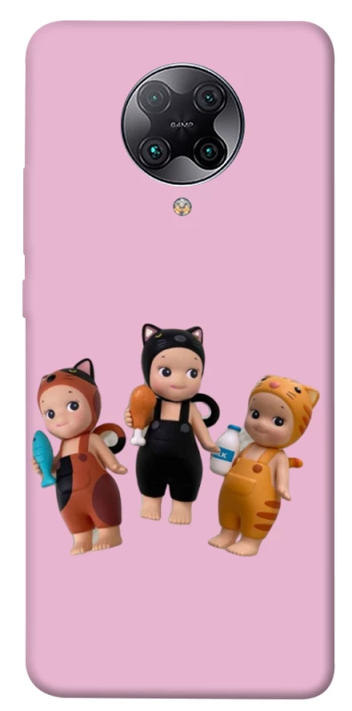 Чохол на Xiaomi Redmi K30 Pro / Poco F2 Pro Cat Cafe Trio фото 1 з 1