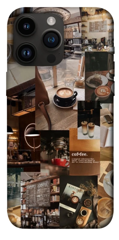 Чохол на Apple iPhone 14 Pro Max (6.7") Coffee collage ver.2 фото 1 з 1