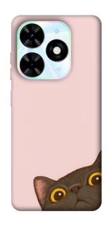 Чехол на TECNO Spark Go 2024 Peeping cat фото 1 Чехол на TECNO Spark Go 2024 Peeping cat фото 1 из 1