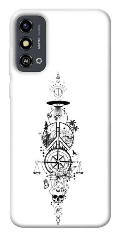 Чохол на ZTE Blade A53 Tattoo ver.7 фото 1 з 1