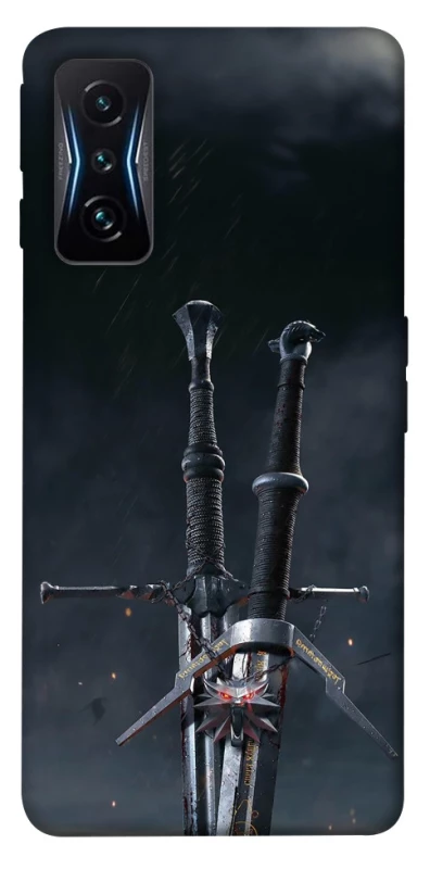 Чехол на Xiaomi Poco F4 GT Мечи Ведьмака фото 1 из 1