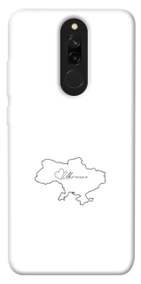 Чохол на Xiaomi Redmi 8 Ukraine map фото 1 з 1