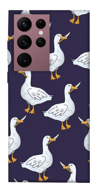 Чохол на Samsung Galaxy S22 Ultra Гуси з претензією фото 1 з 1