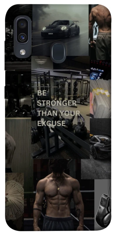 Чехол на Samsung Galaxy A20 / A30 Be stronger фото 1 из 1