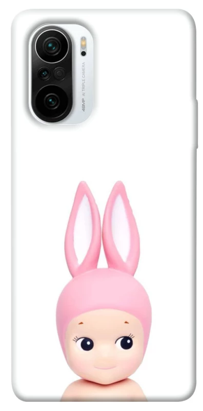 Чохол на Xiaomi Redmi K40 / K40 Pro / K40 Pro+ / Poco F3 Minimal Bunny Peek фото 1 з 1