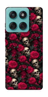 Чехол на Motorola Edge 60 Fusion Черепа и розы фото 1 из 1