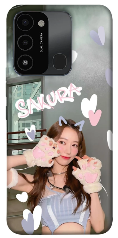 Чохол на TECNO Spark 8C Sakura - LE SSERAFIM фото 1 з 1