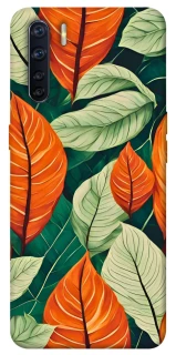 Чохол на Oppo A91 Leaves фото 1 з 1