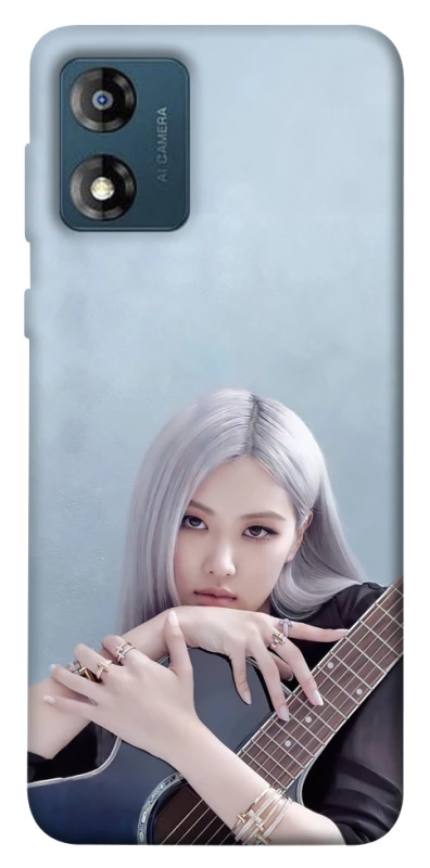 Чехол на Motorola Moto E13 Rosé - BLACKPINK фото 1 из 1