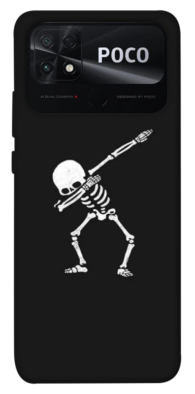 Чехол на Xiaomi Poco C40 Halloween skeleton фото 1 из 1