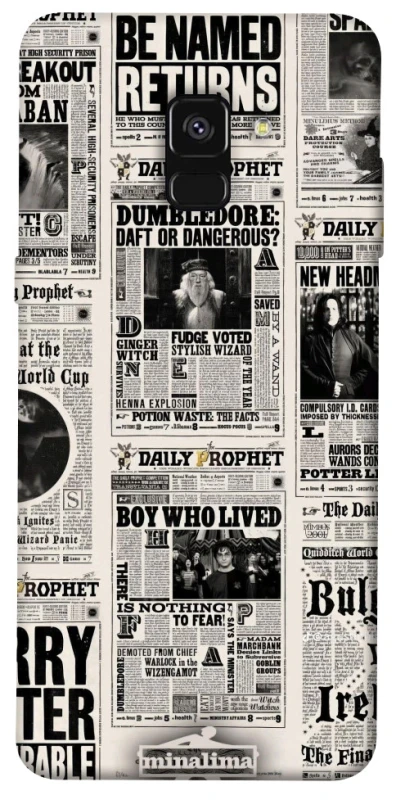 Чохол на Samsung A530 Galaxy A8 (2018) Harry Potter newspaper фото 1 з 1