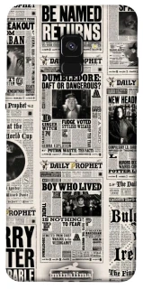 Чехол на Samsung A530 Galaxy A8 (2018) Harry Potter newspaper фото 1 из 1