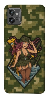 Чехол на Motorola Moto G32 Military Waifu фото 1 из 1