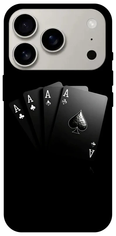 Чохол на Apple iPhone 17 Pro (6.3") Black Cards фото 1 з 1