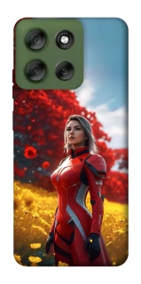 Чехол на Motorola Moto G56 5G Cyber space girl ver.5 фото 1 из 1