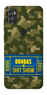 Чехол на ZTE Blade A7s (2020) Donbas ticket фото 1 из 1