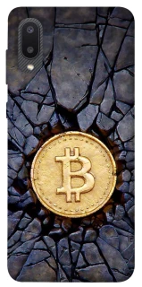 Чохол на Samsung Galaxy A02 Bitcoin cracks фото 1 з 1