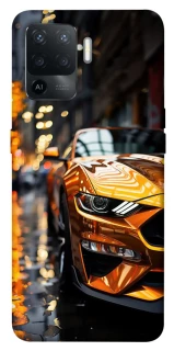 Чохол на Oppo Reno 5 Lite Golden sports car фото 1 з 1