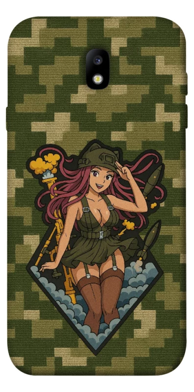 Чохол на Samsung J730 Galaxy J7 (2017) Military Waifu фото 1 з 1