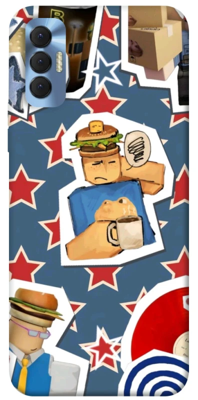 Чехол на TECNO Spark 8P Roblox v2 фото 1 из 1