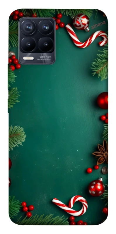 Чохол на Realme 8 Новорічний v35 фото 1 з 1