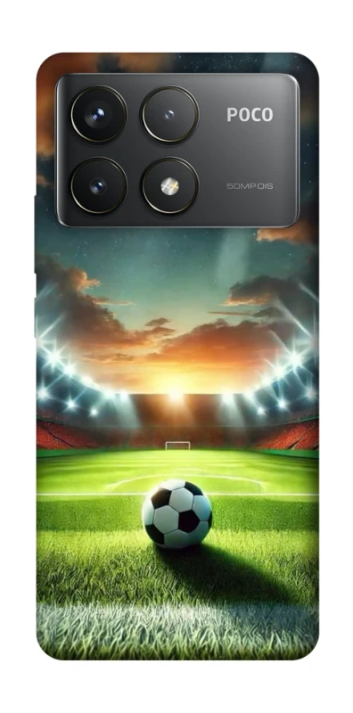 Чехол на Xiaomi Poco F6 Pro Football aesthetic ver.3 фото 1 из 1