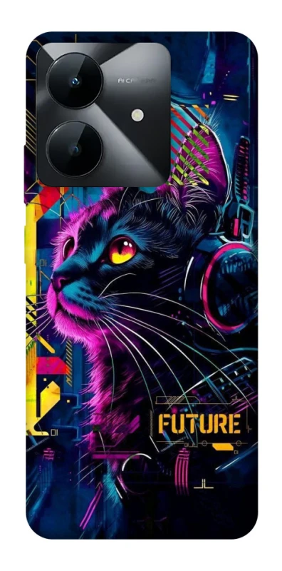 Чохол на Realme Note 60x Cyber Cat v2 фото 1 з 1