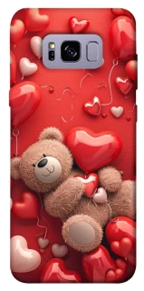 Чехол на Samsung G955 Galaxy S8 Plus bear in hearts фото 1 из 1