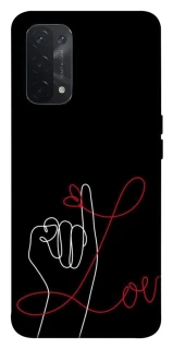 Чехол на Oppo A54 5G / A74 5G Pair romantic theme ver.9 фото 1 из 1