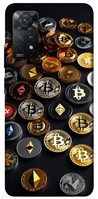 Чехол на Xiaomi Redmi Note 12 Pro 4G Many coins фото 1 из 1