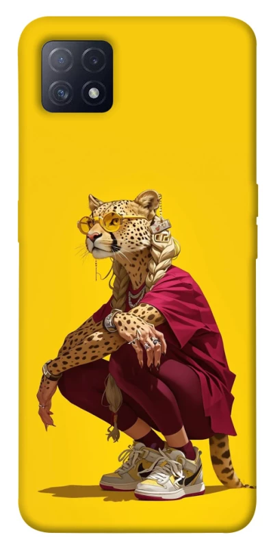 Чехол на Oppo A72 5G / A73 5G Ягуар фото 1 из 1