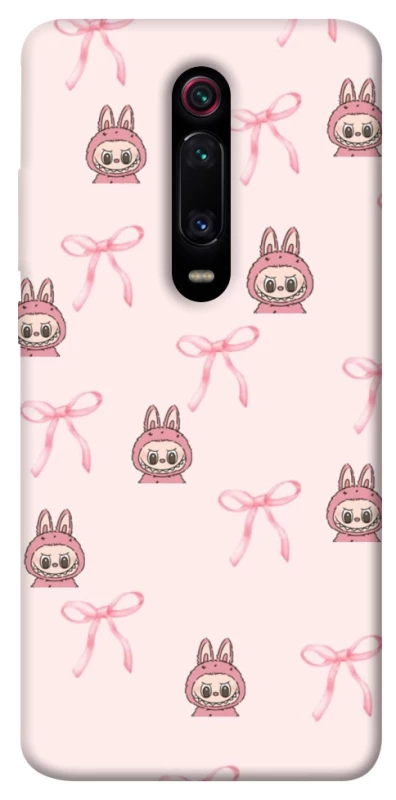 Чехол на Xiaomi Redmi K20 / K20 Pro / Mi9T / Mi9T Pro Pink bows and Labubus фото 1 из 1