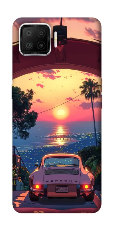 Чехол на Oppo A73 (2017) Porsche at sunset фото 1 из 1