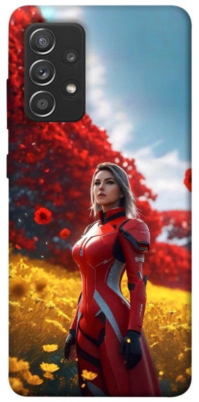 Чохол на Samsung Galaxy A52 4G / A52 5G Cyber space girl ver.5 фото 1 з 1