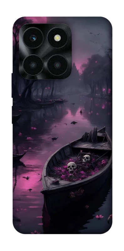 Чехол на Huawei Honor X6a Boat and flamingo фото 1 из 1