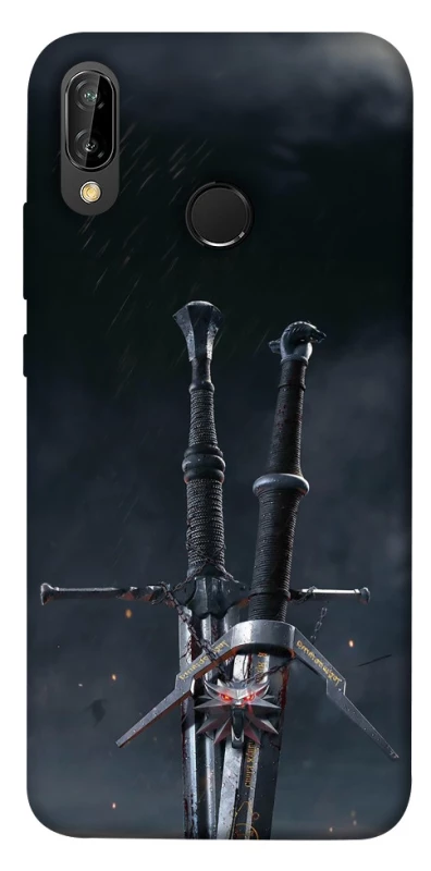 Чехол на Huawei P20 Lite Мечи Ведьмака фото 1 из 1