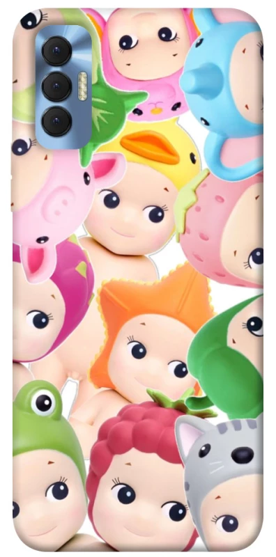 Чохол на TECNO Spark 8P Fruit-Zoo Kaleidoscope фото 1 з 1