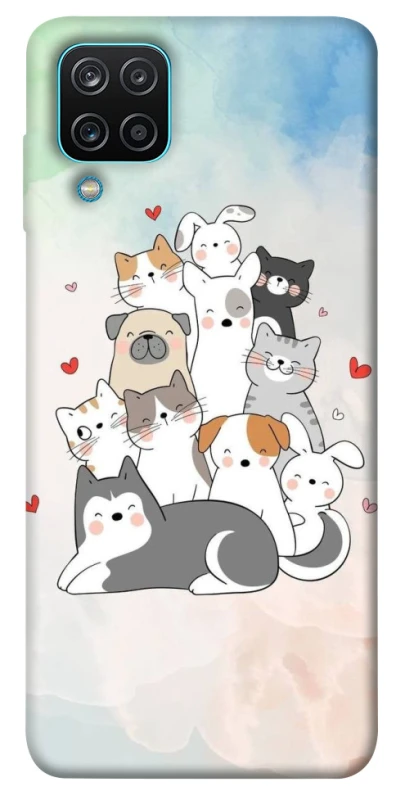 Чохол на Samsung Galaxy M12 Funny Pets ver.2 фото 1 з 1