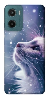 Чехол на Motorola Moto G06 Snow cat фото 1 из 1