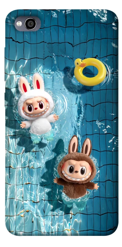 Чохол на Xiaomi Redmi 4a Labubu in the pool фото 1 з 1